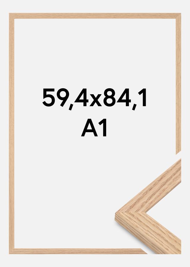 Rėmas Tidlös Akrilo stiklas Masinis Ąžuolas 59,4x84,1 cm (A1)