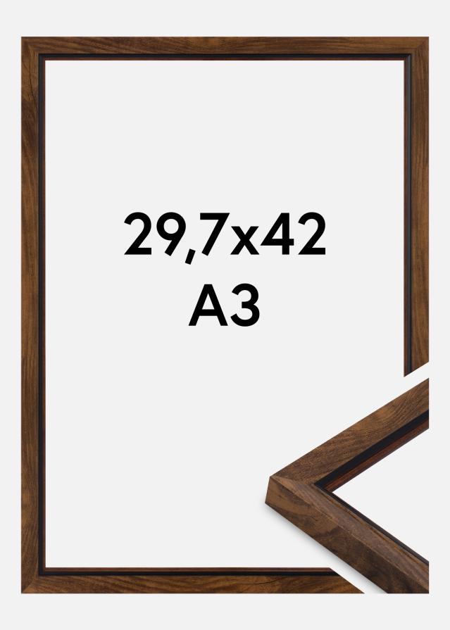 Rėmas Obsidian Akrilo stiklas Riešutas 29,7x42 cm (A3)