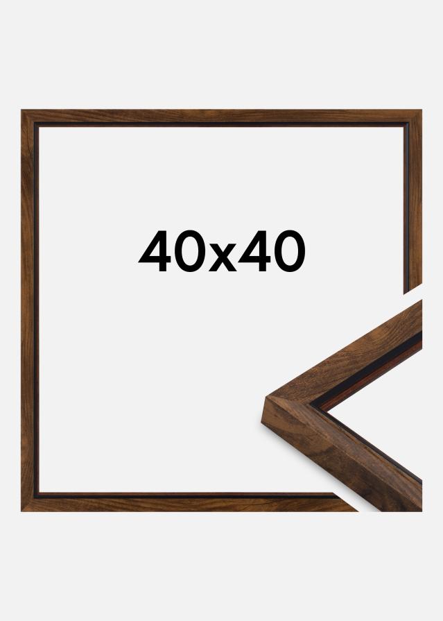 Rėmas Obsidian Akrilo stiklas Riešutas 40x40 cm