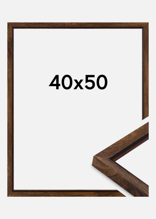 Rėmas Obsidian Akrilo stiklas Riešutas 40x50 cm