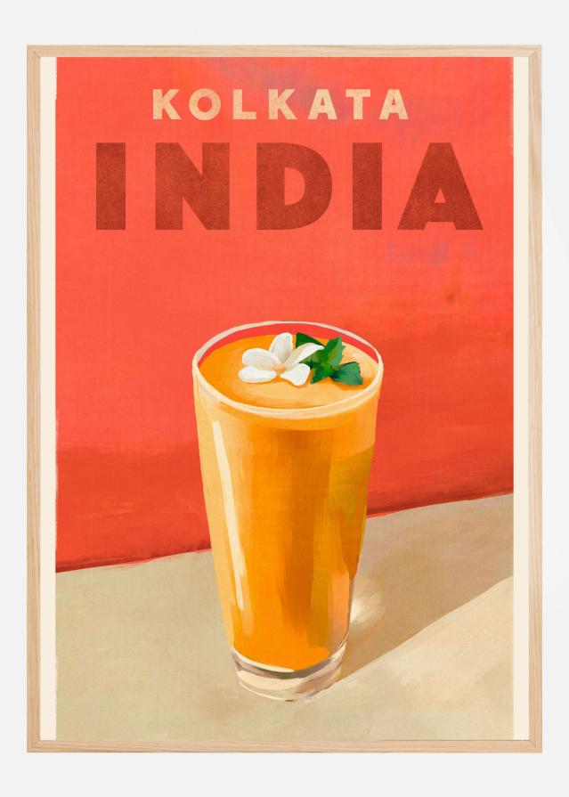 Travel Poster Cocktail Kolkata India Įrašai