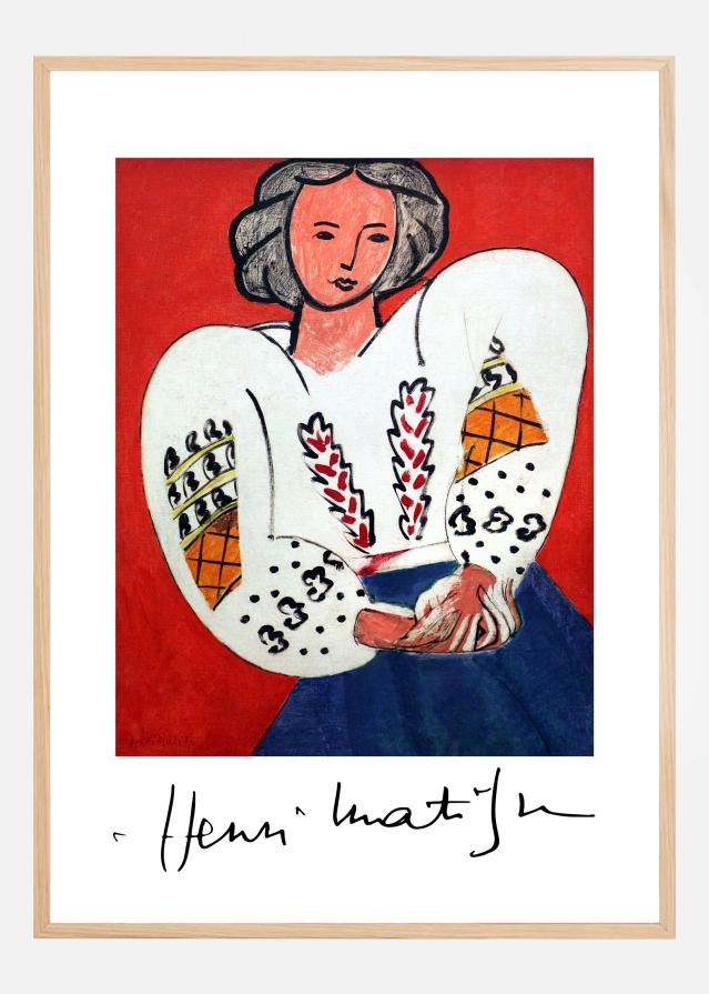 La Blouse Roumaine 1940 - Henri Matisse Įrašai