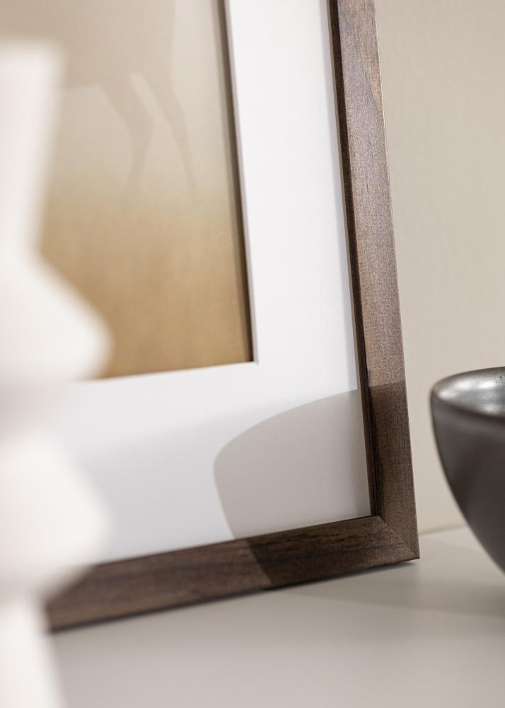 Rėmas Stilren Riešutas 55x70 cm - Paspartu Baltas 45,7x61 cm