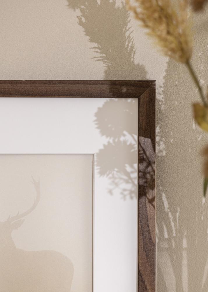 Rėmas Stilren Riešutas 55x70 cm - Paspartu Baltas 45,7x61 cm