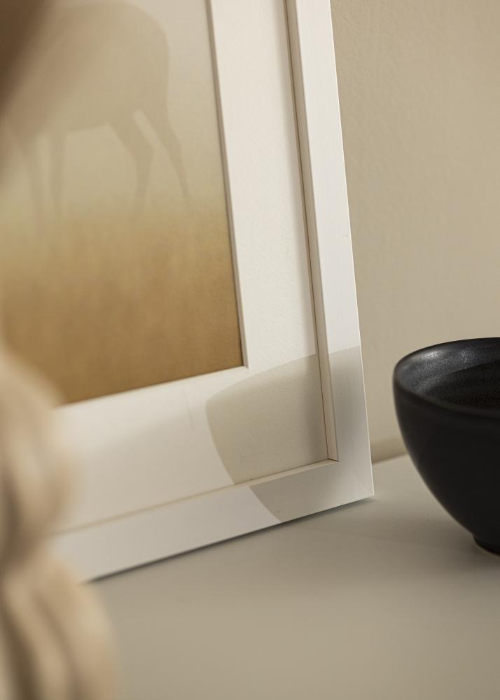 Rėmas Baltas Mediena 65x90 cm - Paspartu Baltas 55x80 cm