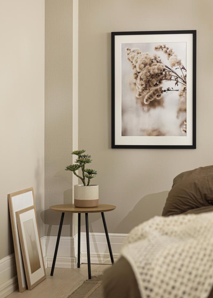 Rėmas Juoda Mediena 68x98 cm - Paspartu Baltas 56x76 cm