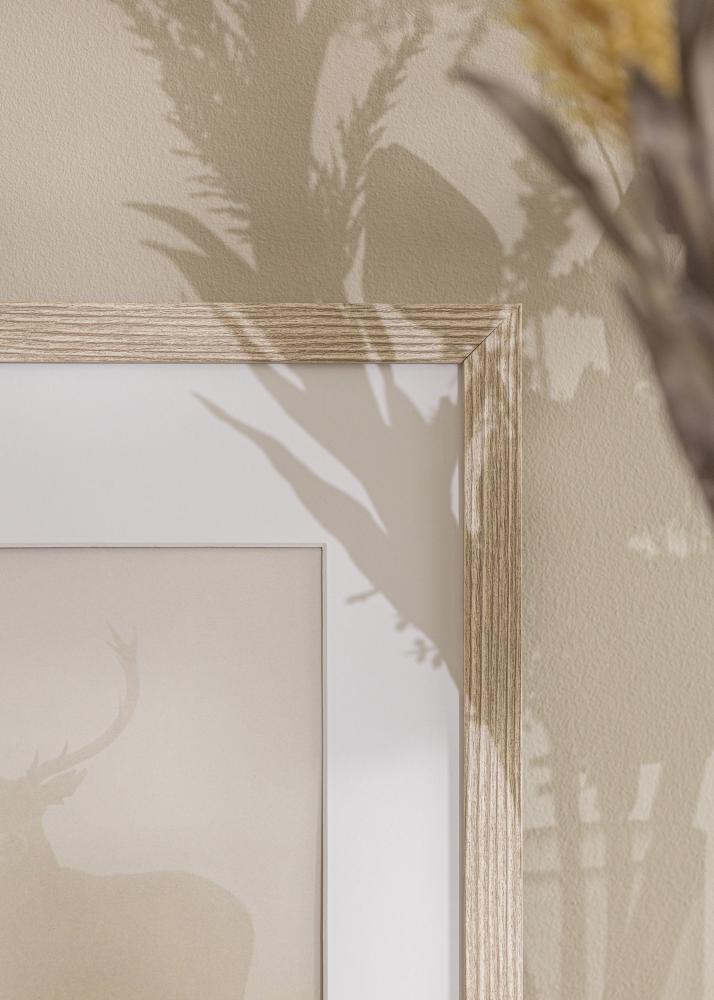 Rėmas Stilren Greige ąžuolas 30x40 cm - Paspartu Baltas 20x28 cm