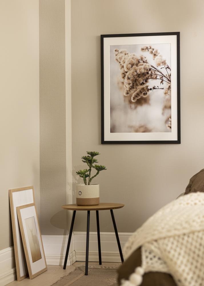 Rėmas Stilren juodas ąžuolas 50x70 cm - Paspartu Baltas 40x60 cm