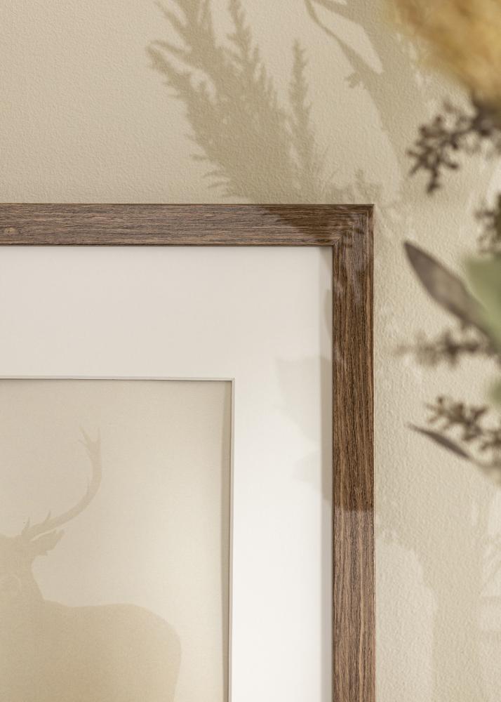 Rėmas Stilren šaltai rudas 50x70 cm - Paspartu baltas 15x23 inches