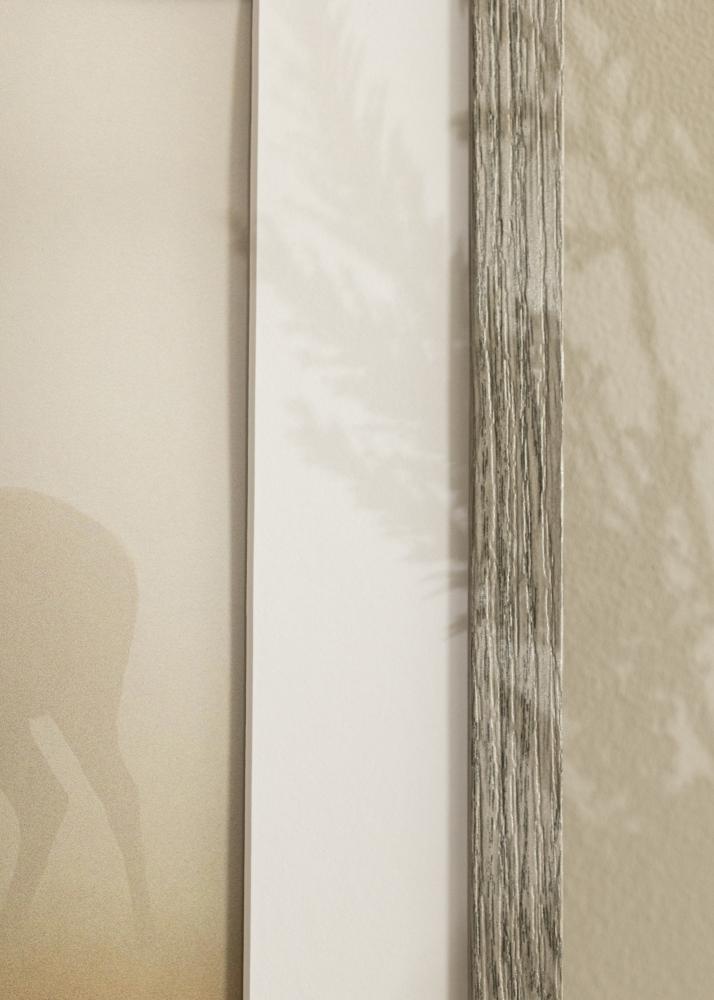 Rėmas Stilren Pilka ąžuolas 40x50 cm - Paspartu Baltas 27,5x37 cm