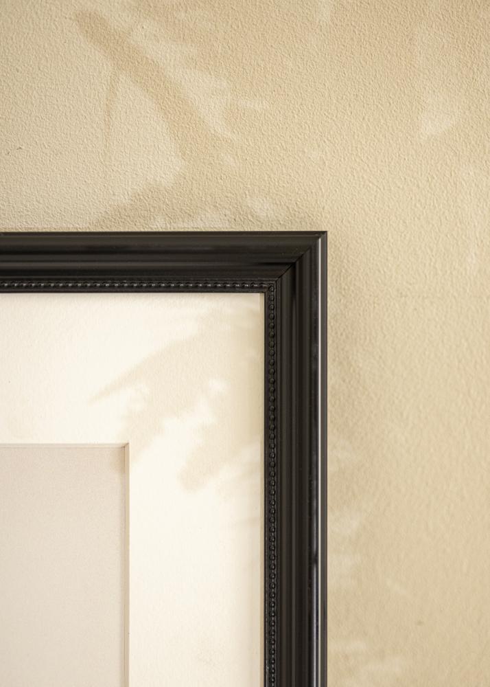 Rėmas Gala Juoda 13x18 cm - Paspartu Baltas B7 88x125 mm