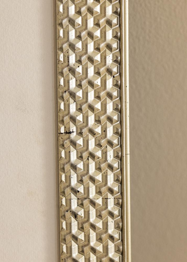 Rėmas Grace Sidabras 30x40 cm - Paspartu Baltas 22x32 cm