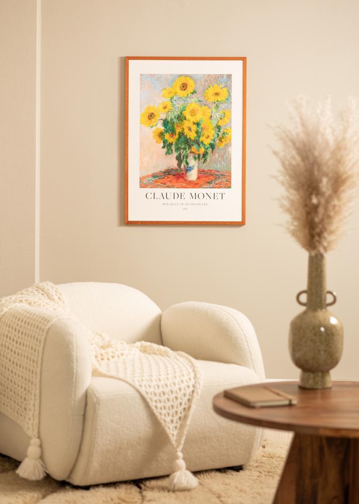 Rėmas Ares Vyšnia 50x70 cm - Paspartu baltas 16x23 inches