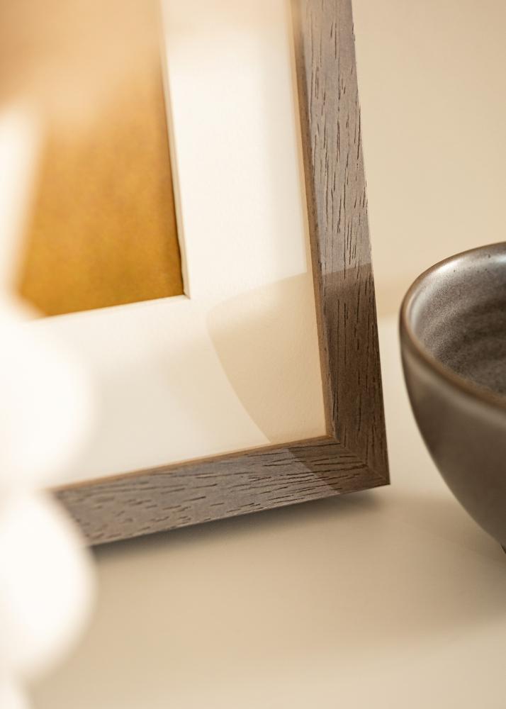 Rėmas Hermes Pilka 60x60 cm - Paspartu Baltas 50x50 cm