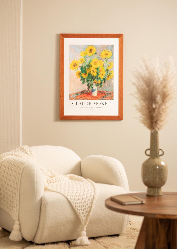 Rėmas Juno Vyšnia 40x60 cm - Paspartu Baltas 30x50 cm