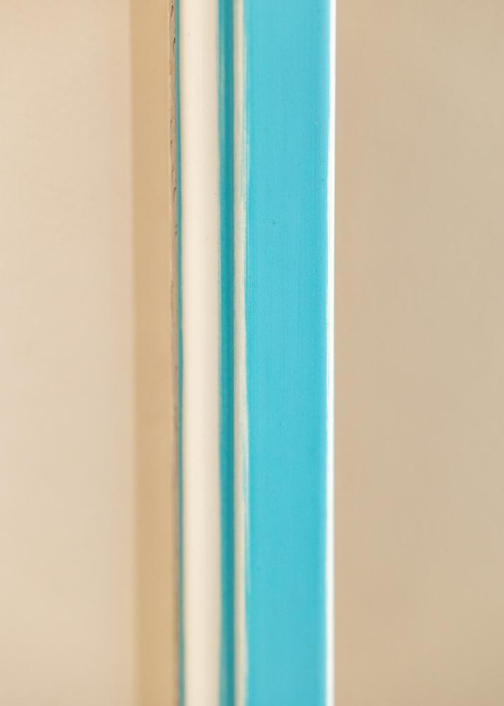 Rėmas Diana Šviesiai mėlynas 24x30 cm - Paspartu Baltas 6x8 inches