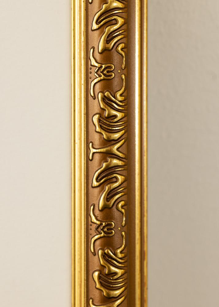 Rėmas Swirl Aukso 50x70 cm - Paspartu Baltas 40x60 cm