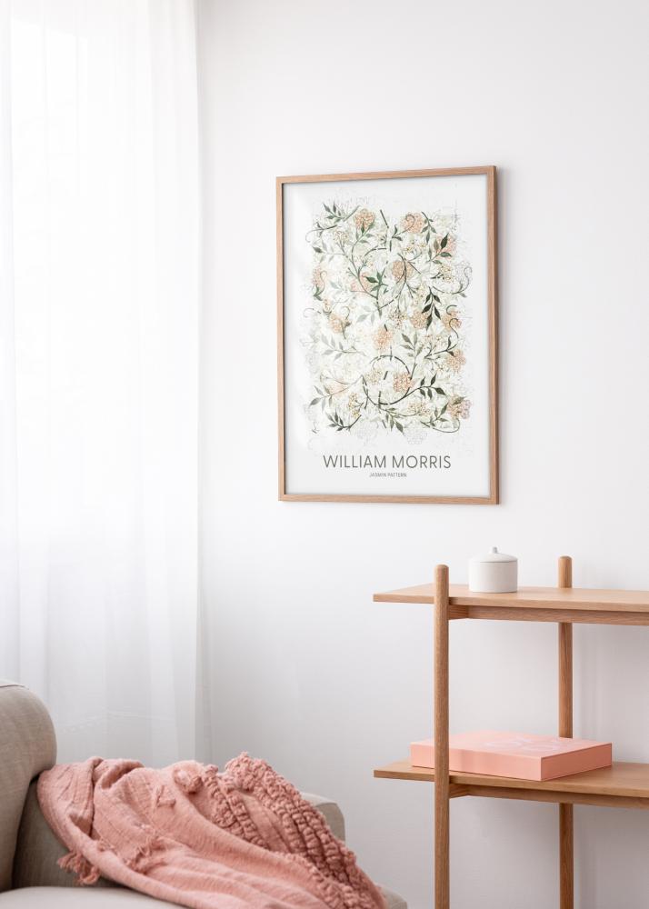 Rėmas Modern Teak 70x100 cm - Paspartu Baltas 59,4x84 cm