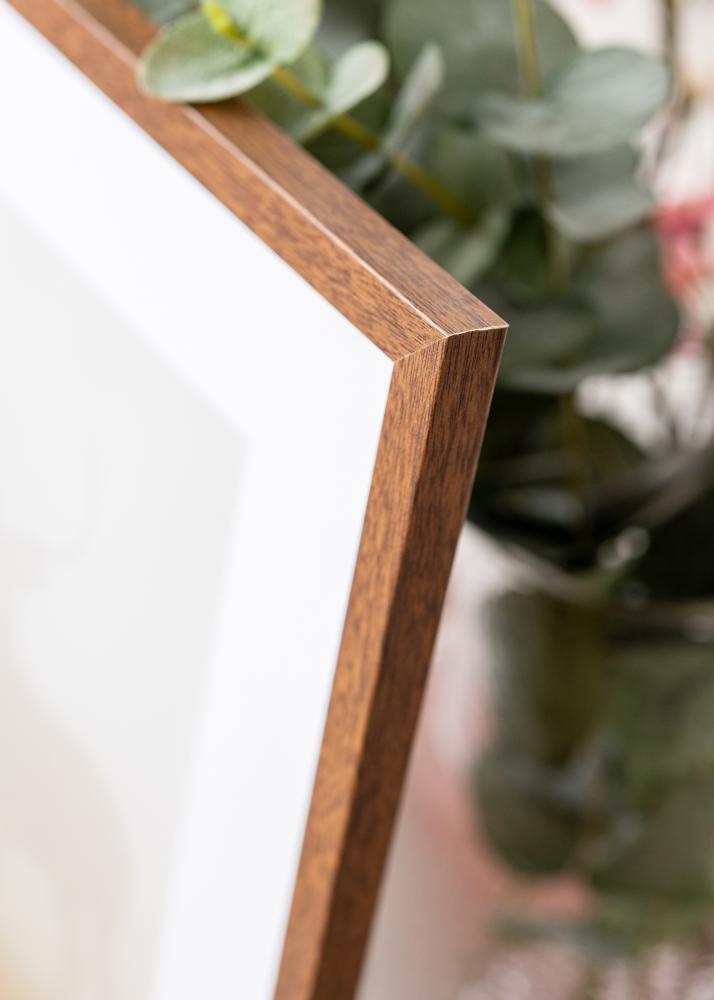 Rėmas Modern šilta rudas 40x60 cm - Paspartu Baltas 25x50 cm