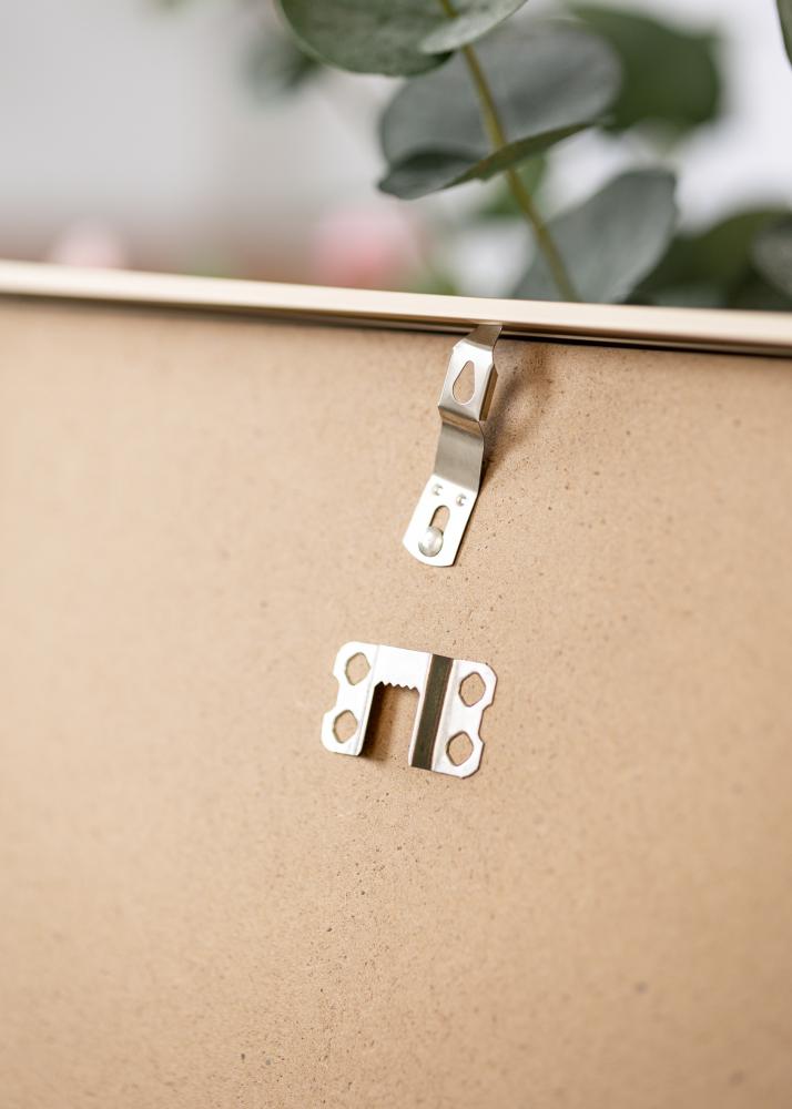 Aliuminio rėmas Žalvaris 30x40 cm - Paspartu Baltas 21x29,7 cm