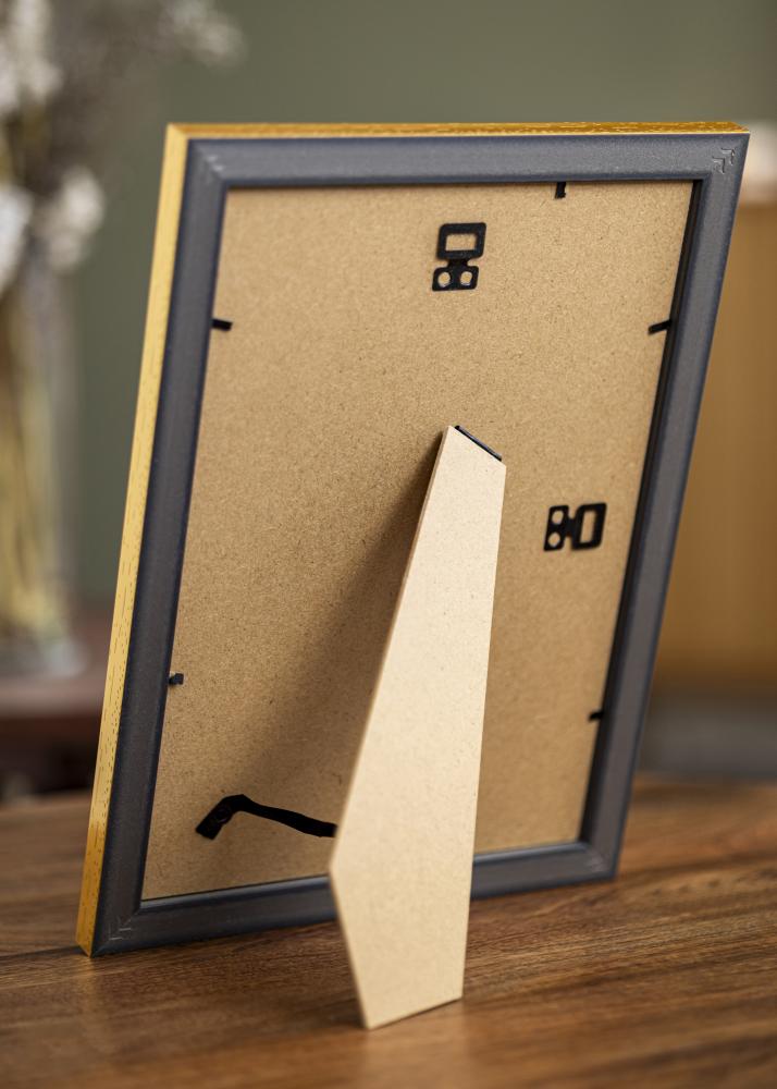 Rėmas Grotelės Aukso 20x30 cm - Paspartu Baltas 15x21 cm