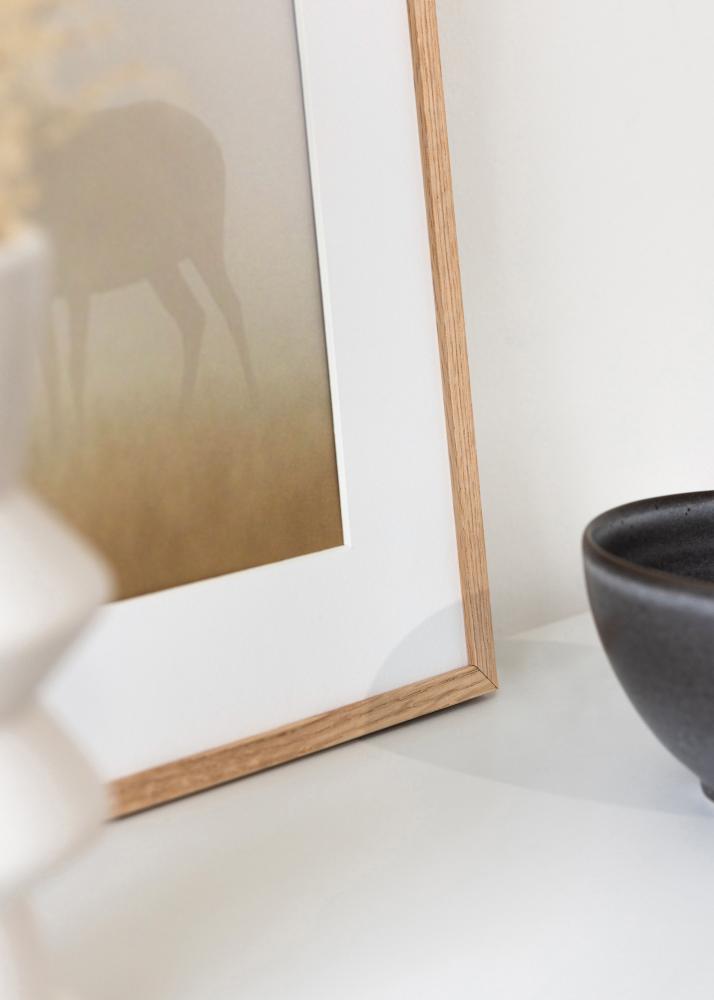 Rėmas Plonas ąžuolinis Akrilo stiklas 28x35 cm