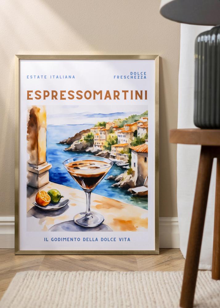 Rėmas Trendy Akrilo stiklas Auksas 21x29,7 cm (A4)