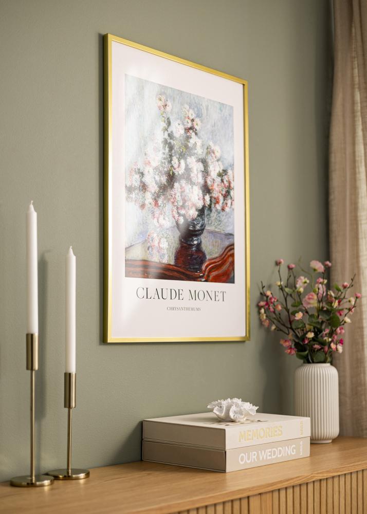 Rėmas Auksinis Siauras 40 x 50 cm