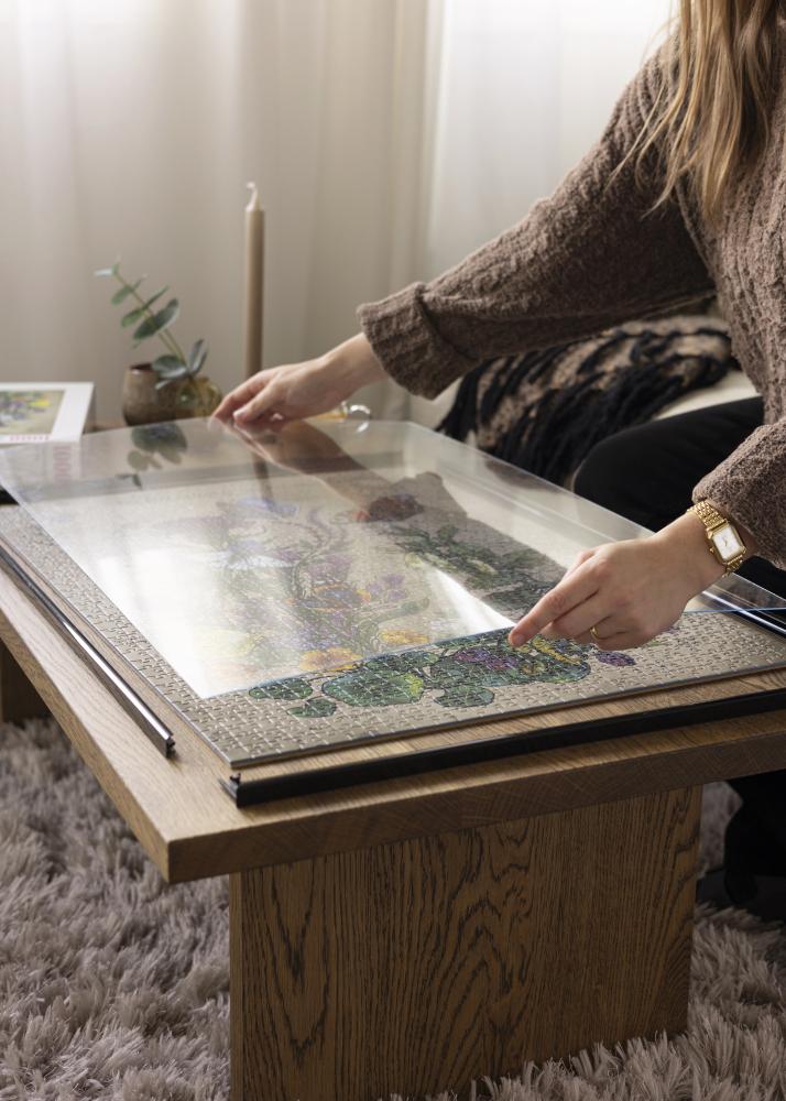 Dėlionės rėmas Juodas 60x80 cm