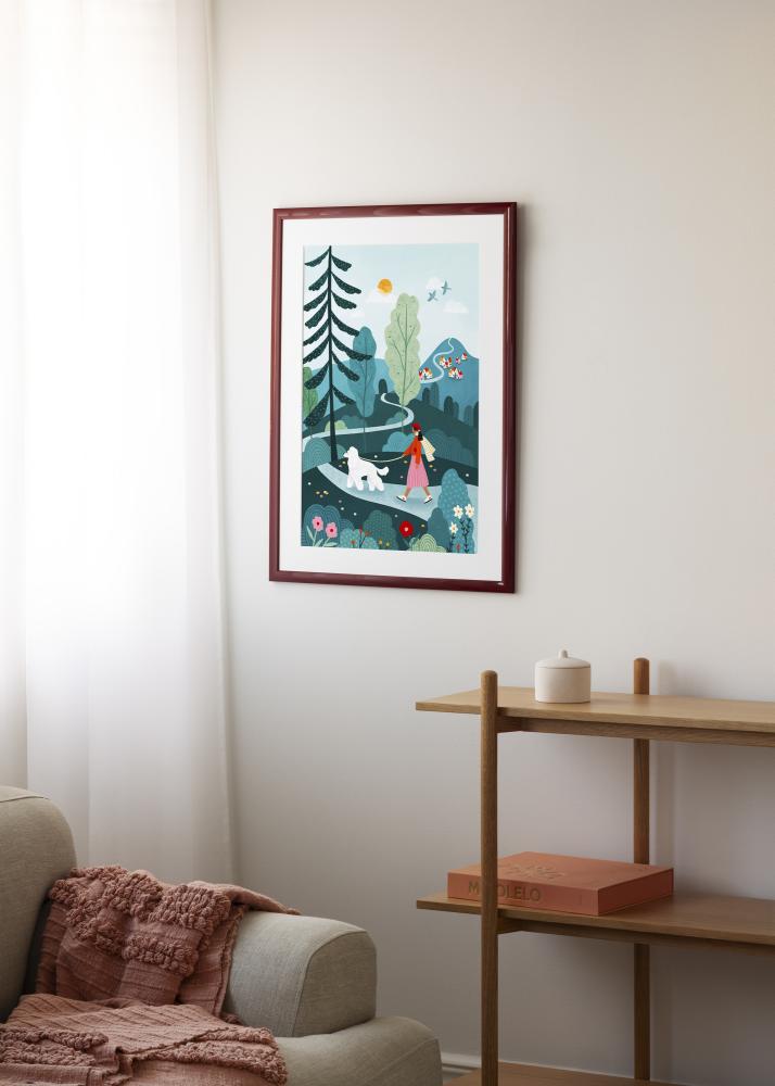 Rėmas Dorset Akrilo stiklas Tamsiai raudona 59,4x84,1 cm (A1)