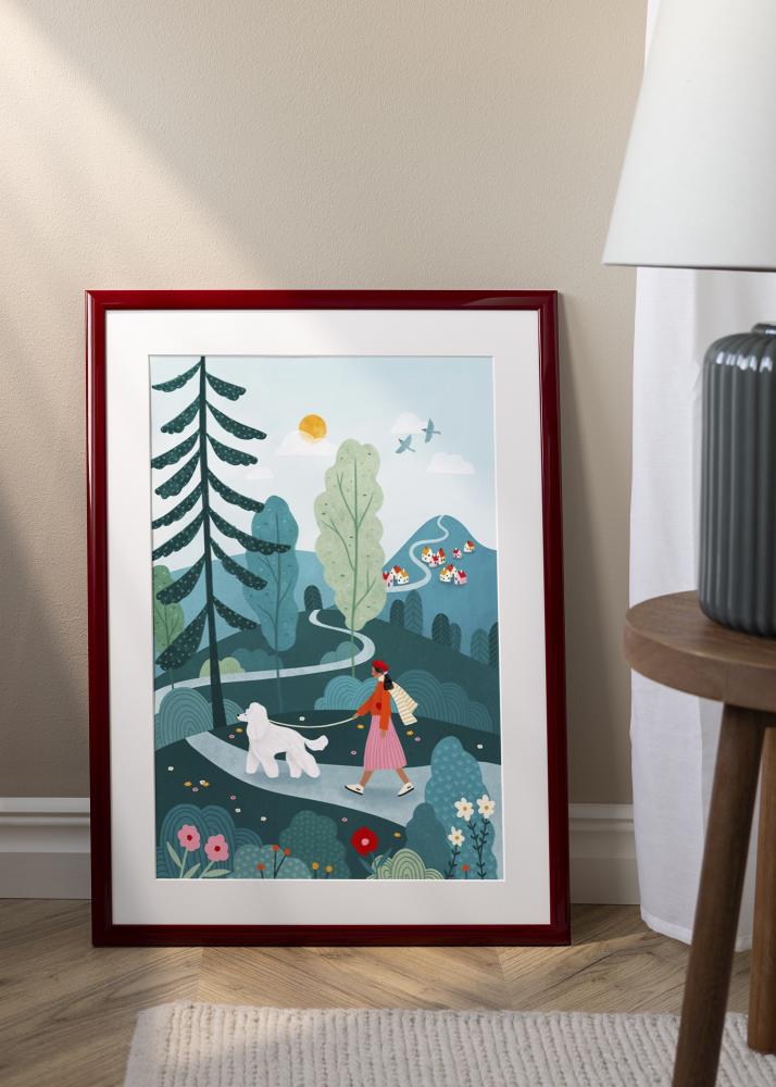 Rėmas Dorset Akrilo stiklas Tamsiai raudona 59,4x84,1 cm (A1)