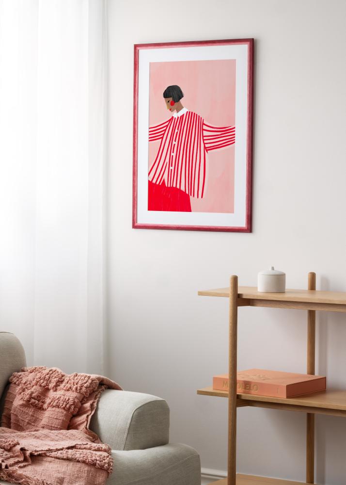 Rėmas Cornwall Akrilo stiklas Tamsiai raudonas 40x50 cm