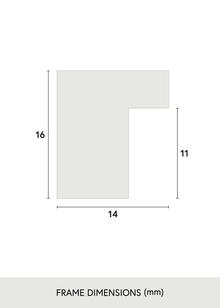 Rėmas Oban Akrilo stiklas Balta 70x100 cm