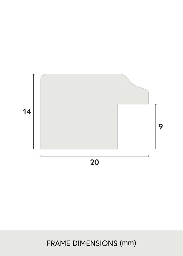 Rėmas Whitby Akrilo stiklas Violetinė 40x40 cm