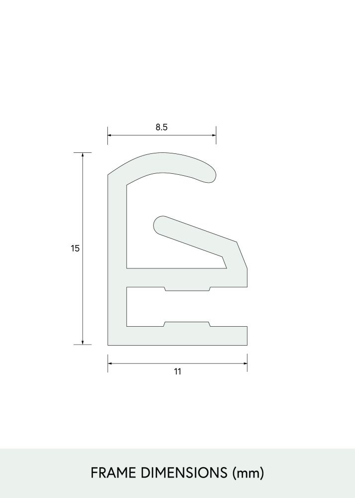 Dėlionės rėmas Juodas 60x80 cm