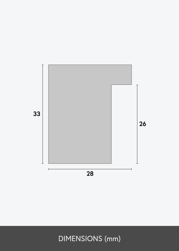 Rėmas Cotswold Akrilo stiklas Dramblio kaulo 60x80 cm