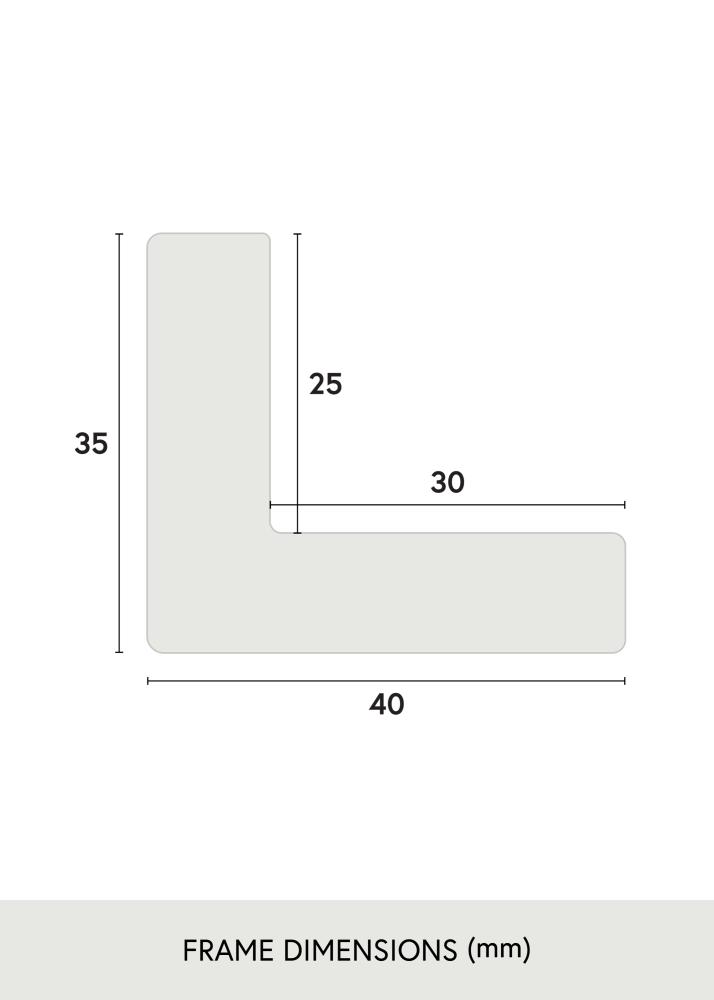 Rėmas Wells Akrilo stiklas Ąžuolas 59,4x84,1 cm (A1)
