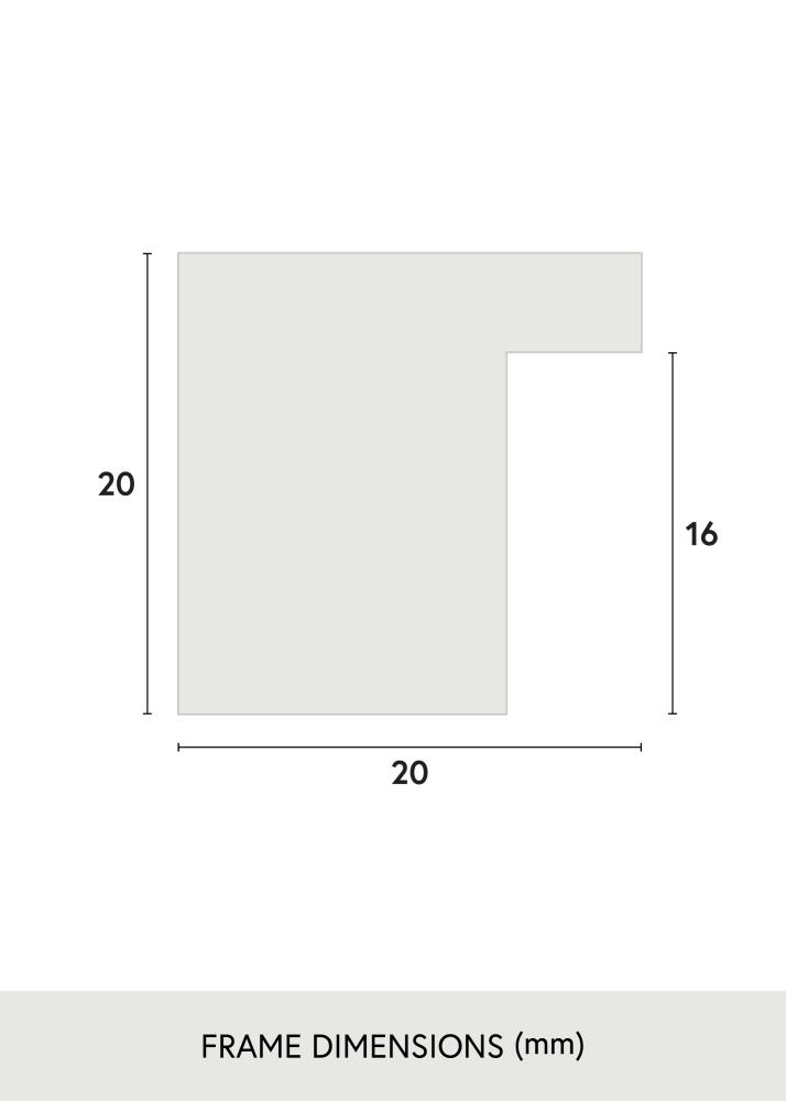 Rėmas Salisbury Akrilo stiklas Ąžuolas 59,4x84,1 cm (A1)