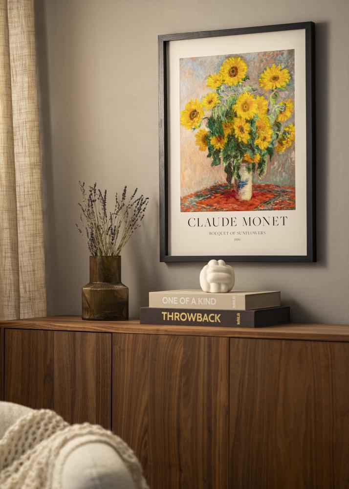 BGA Dėžutės rėmas Juoda 30x45 cm - Paspartu Baltas 8x14 inches