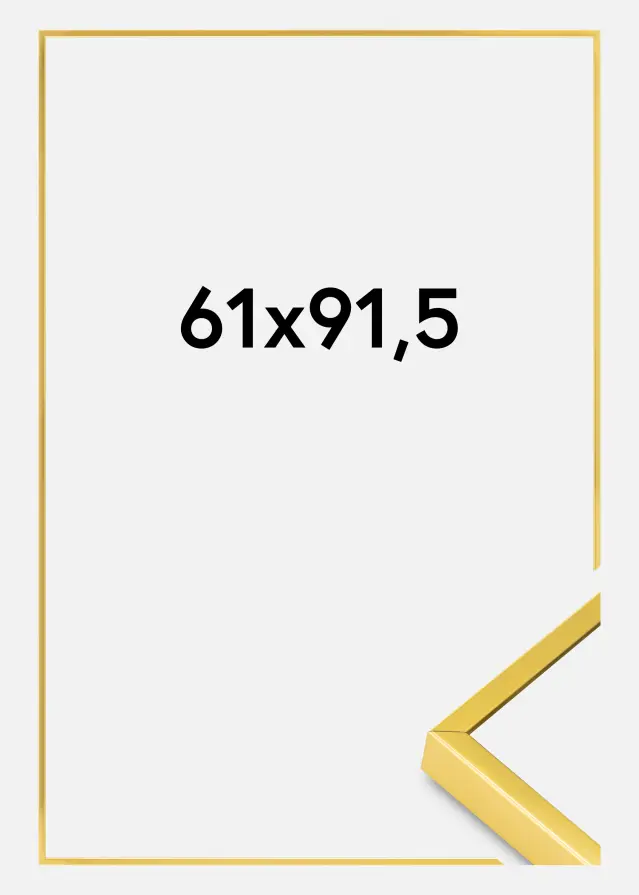 Aliuminio rėmelis Akrilo stiklas Auksas 61x91,5 cm