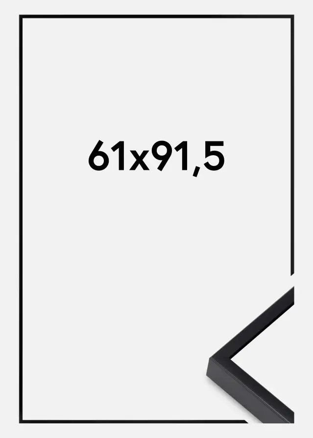 Aliuminio rėmelis Akrilo stiklas Juodas 61x91,5 cm