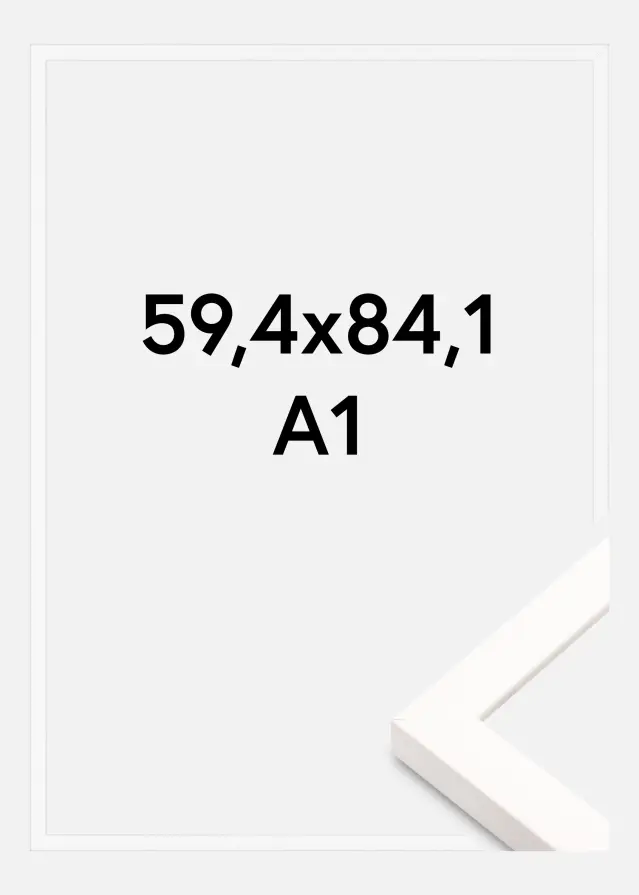 Rėmas Brooke Akrilo stiklas Balta 59,4x84,1 cm (A1)