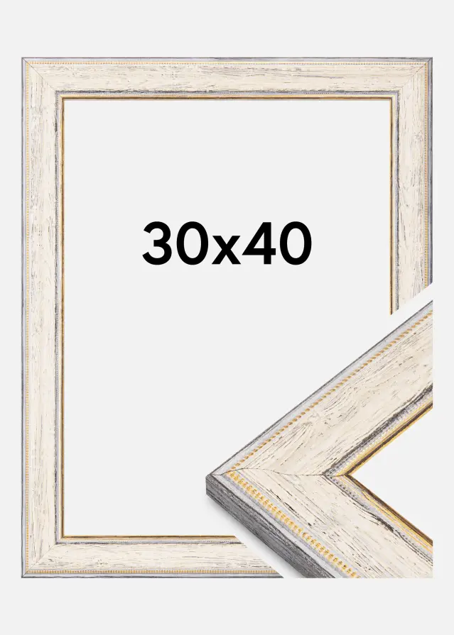 Rėmas Fabriano Akrilo stiklas Balta 30x40 cm