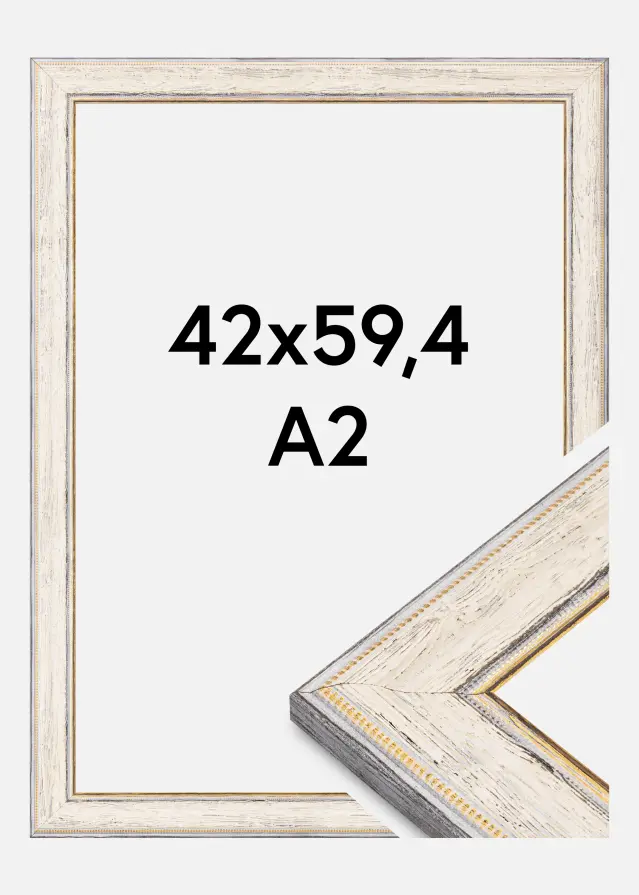 Rėmas Fabriano Akrilo stiklas Balta 42x59,4 cm (A2)