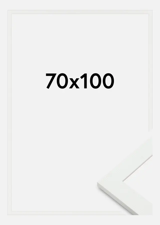 Rėmas Sandra Akrilo stiklas Balta 70x100 cm