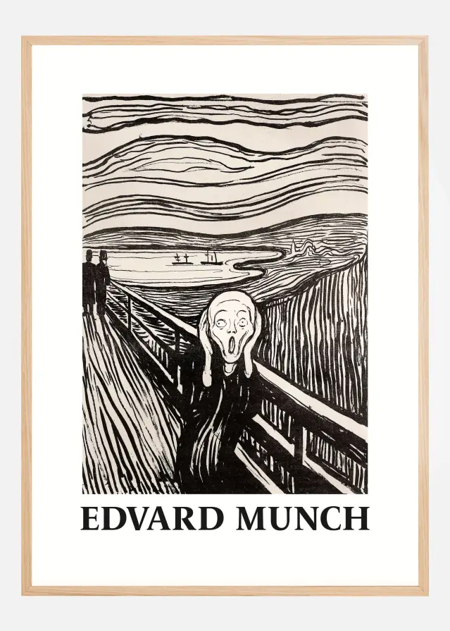 Skriet- The Scream - Monochrome Version Įrašai