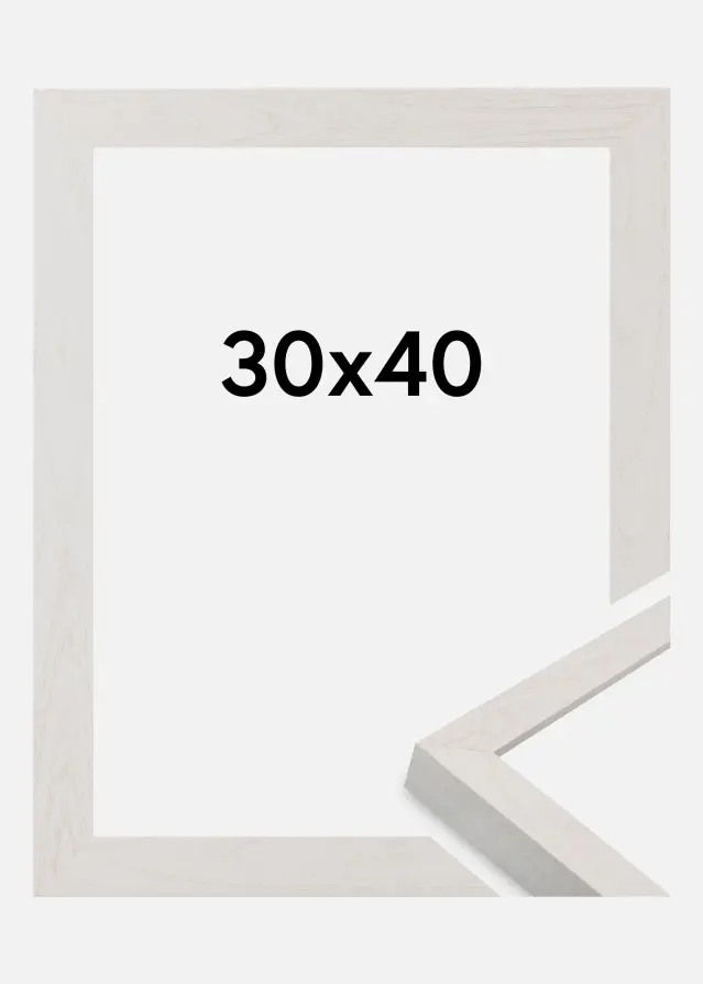 Rėmas Wells Akrilo stiklas Balta 30x40 cm