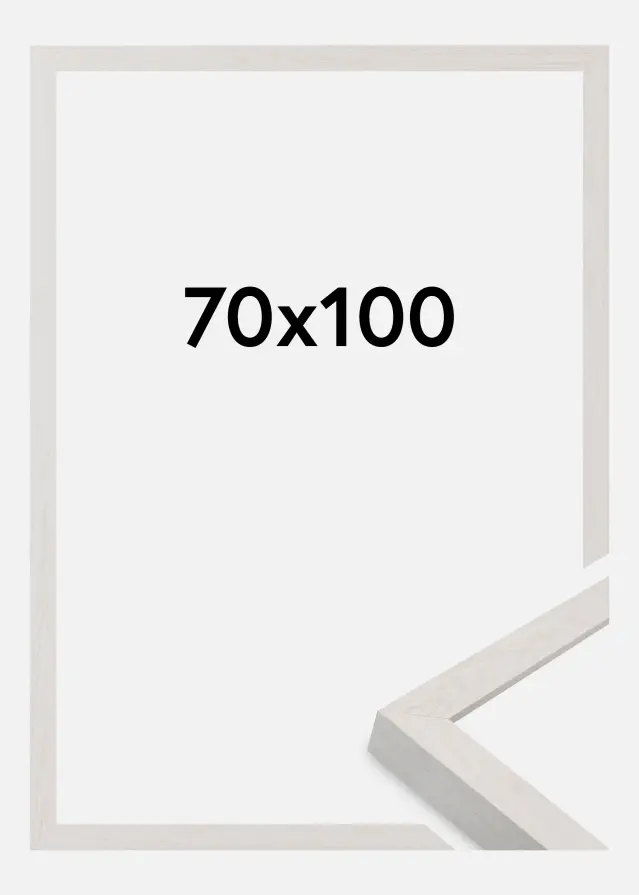 Rėmas Wells Akrilo stiklas Balta 70x100 cm