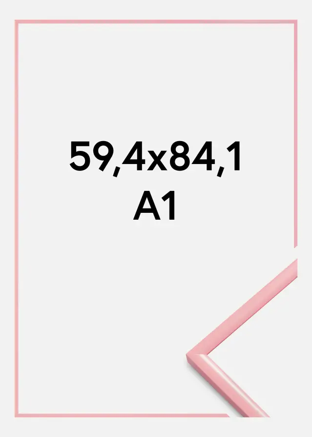 Rėmas New Lifestyle Akrilo stiklas Rožinė 59,4x84,1 cm (A1)