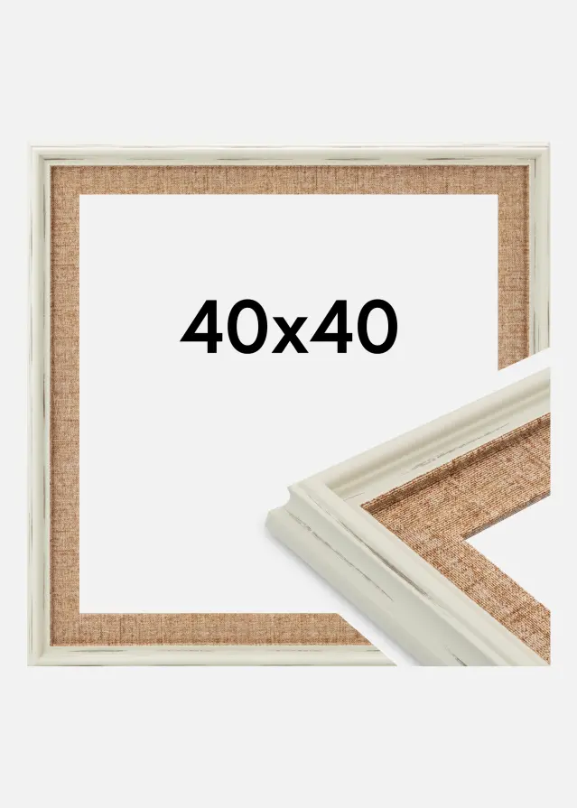 Rėmas Sandweave Akrilo stiklas Balta 40x40 cm
